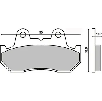 Brzda pro motocykl CL Brakes Brzdové destičky 0330 CL 200.3011.MS