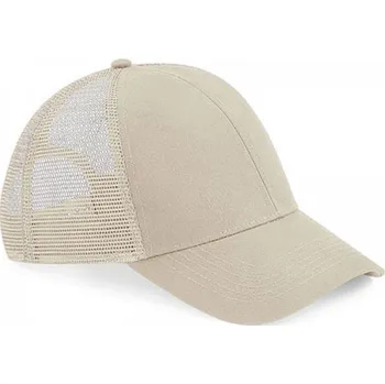 Kšiltovka Beechfield Síťovaná trucker kšiltovka z organické bavlny Barva: Písková CB60