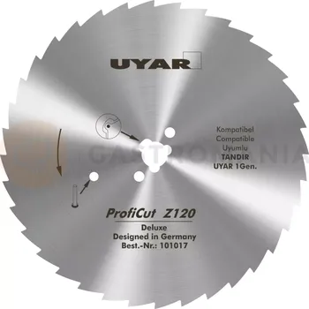 Kuchyňský nůž Vroubkovaná čepel 120 mm pro elektrické nože na kebab Uyar a Tandir | UYAR, ProfiCut 2. Gen.
