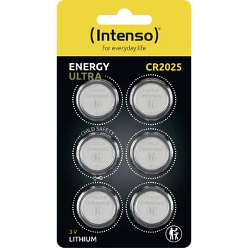 Článková baterie Intenso knoflíkový článek CR 2025 3 V 6 ks 160 mAh lithiová 7502426