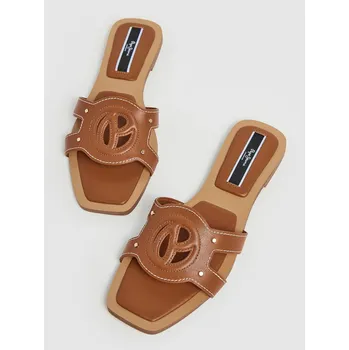 Dámské tenisky Pepe Jeans Dámské boty FRIDA SIGNATURE Barva: hnědá, Velikost: 36