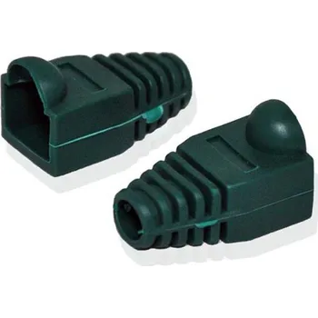 Síťový konektor Ochranná krytka RJ45 zelená 1ks