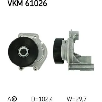 Napínák, žebrovaný klínový řemen SKF VKM 61026