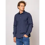 Heavy Tools pánská košile s dlouhým rukávem Report24 tmavě modrá Velikost: M