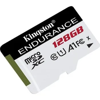 Paměťová karta Kingston MicroSDXC karta 128GB High Endurance, 95R Class 10 UHS-I U1