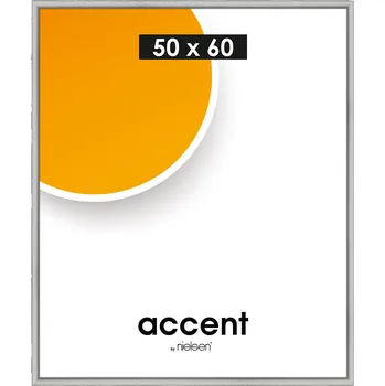 Fotoalbum Fotorámeček, 50 × 60 cm, plastový, stříbrný&nbsp;PLA01 AA 20