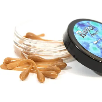 Umělá nástraha Revol Baits nástraha Longi 60mm příchuť sýr-česnek, barva béžová 12ks