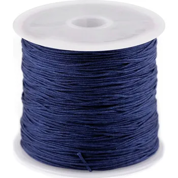 Šňůrka PES Ø0,5 mm, barva 27 modrá tmavá