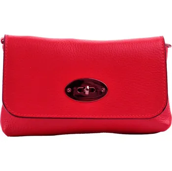 Kabelka Malá kožená kabelka 5207 červená, MAXFLY