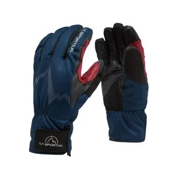 Rukavice La Sportiva SKI TOURING GLOVES Storm Blue/Red červená S