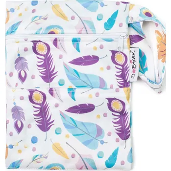 Bobánek Nepromokavá taška mini - Barevná pírka