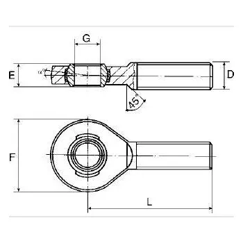 Ahlborn Kloubová oka ke snímači FKA0251 (2ks)