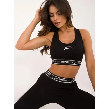 Dámský top s košíčky FOR FITNESS černý