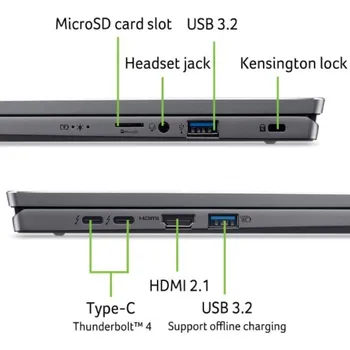 Notebook Acer Swift Go 16 (SFG16-72-75HZ) Ultra 7/16GB/1TB SSD/16" WQXGA+OLED/Win11 Home/šedá