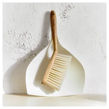 Smetáček s lopatkou | BAMBOU | lopatka malá bílá 29x19 cm | ALL 929612 Homla