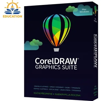 Grafický software CorelDRAW Graphics Suite Education 365 dní pronájem licence (251+) (Windows/MAC)