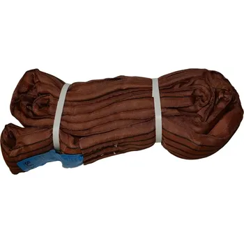 Upínací popruh Nekonečná textilní smyčka 6 t - užitná délka 1,5 m (IT-40163) (Hnědá zvedací textilní smyčka, pro zvedání nebo kotvení těžkých břemen, s nosností 6.000 kg v přímém zavěšení. Obvod 3 m / užitná délka 1,5 m. )