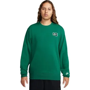 Pánská mikina Pánská mikina Nike CLUB XXL Zelená, Bílá