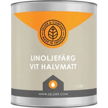 Olejová barva Polomatná lněná olejová barva 1 l