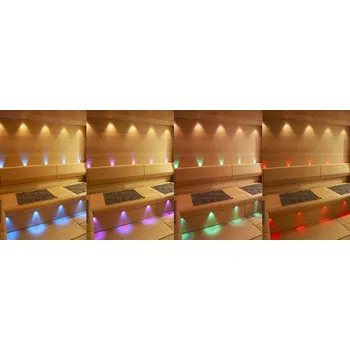 Cariitti RGBW-BLE-G217, sedákový RGBW světelný set do sauny