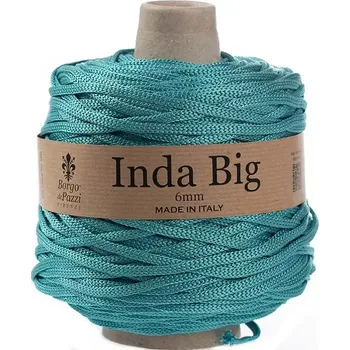 Příze Borgo de Pazzi Inda Big 38 Tyrkysová (Špagátová příze Inda Big Tyrkysová)