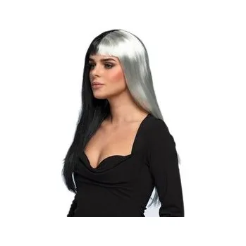 Karnevalový kostým Peruka diablicy czarno-siwa