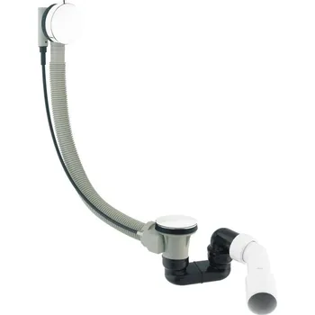 Sifon Vanový sifon s přepadem, bílá barva,BAHATK104SBP