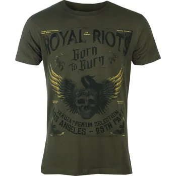 Pánské tričko tričko pánské YAKUZA - 3702_dark olive - XXL