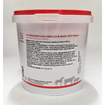 Fagron Ichtammolová veterinární mast 20% 610978 1 kg