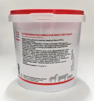 Fagron Ichtammolová veterinární mast 20% 610978 1 kg