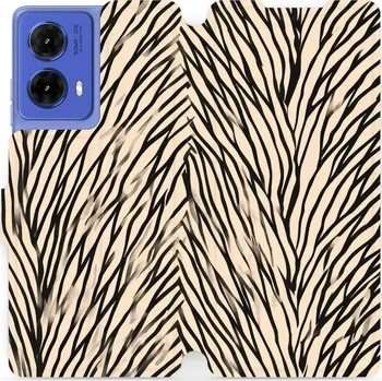 Pouzdro na mobilní telefon Flipové pouzdro Mobiwear - Motorola Moto G85 5G - VA52S V koruně stromu (Knížkové flip pouzdro, obal, kryt na mobil Motorola Moto G85 5G - VA52S V koruně stromu, materiál Umělá kůže + TPU - ochrana 360°, stojánek, silikonová vanička, magnetické zavírání)