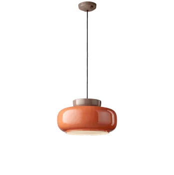 Ferroluce Závěsné svítidlo MARACANA', ∅ 37 cm, 1xE27 Barva: Červeno-hnědá