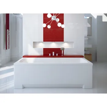 Vana Vana OPTIMA 140x70x42 cm obdélníková univerzální s nožičkami bílá VANOPT14+OLVPINOZ