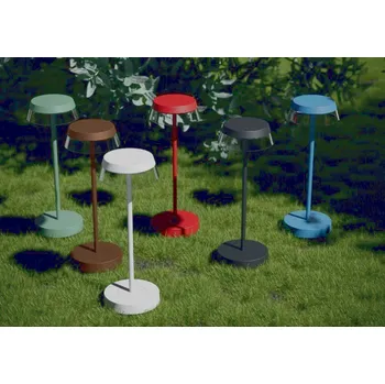 Lampička LED stolní lampy Iluna - zelená