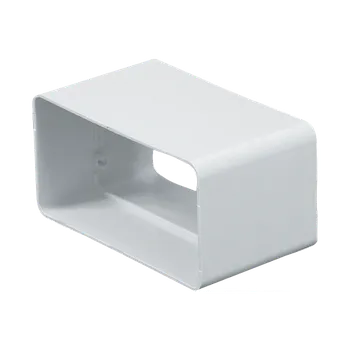 Ventilační potrubí Den Braven Spojka plochého kanálu 150 × 75 mm bílá