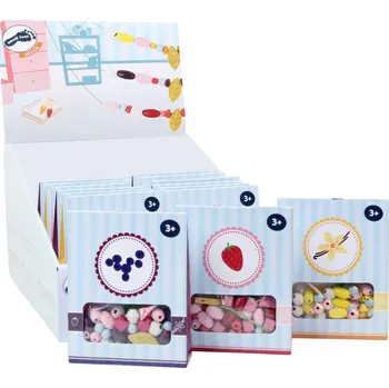 Dětské navlékací korálky small foot Dřevěné korálky Candy 1 ks, LE11250-1