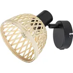Rabalux Rattan nástěnné svítidlo 1x15 W černá-béžová 3133