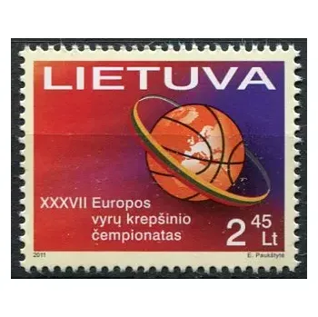 Poštovní známka (2011) MiNr. 1055 ** - Litva - ME mužů v basketbalu