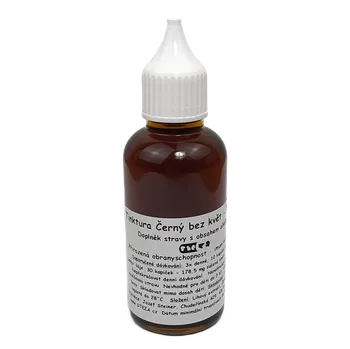 Přírodní produkt STEZA - Tinktura Černý bez květ - FORTE 50 ml. (Tinktura Černý bez květ)