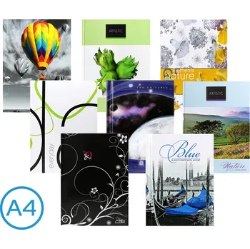 Zápisník Kniha záznamová A4 čtvereček 96l H236008