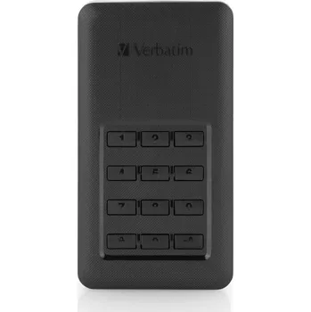 Interní pevný disk VERBATIM externí SSD Incl.KEYPAD 256GB USB3.1 GDPR