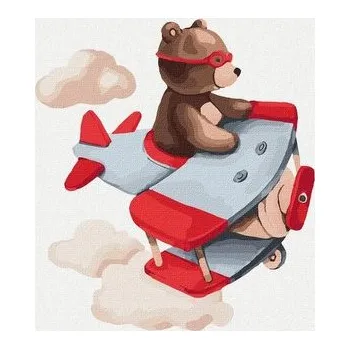 Set školních potřeb Malowanie po numerach - Podróżowanie niebem 30x30