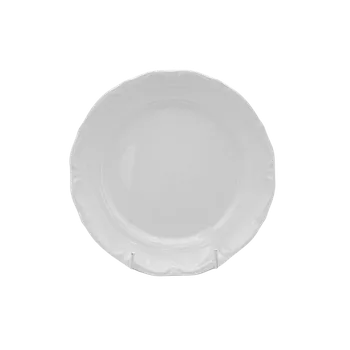 Talíř Moritz Zdekauer, Talíř dezertní Marie Teresie 19cm, bílá