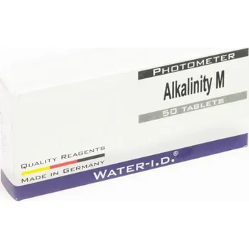 Water-I.D. Alkalinity M Náhradní tablety pro digitální tester Pool Lab 1.0 a 2.0 - pro měření alkality, balení 50 ks