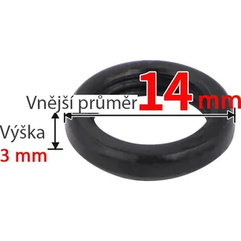 Matice Matice hladká M10x1 - černá