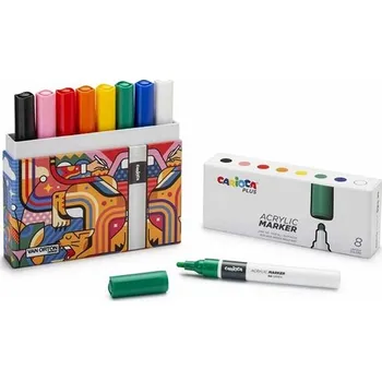 CARIOCA Plus akrylové v dárkovém balení 8 ks