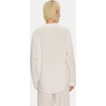 Dámské pyžamo Tommy Hilfiger Pyžamový top UW0UW05635 Růžová Loose Fit S