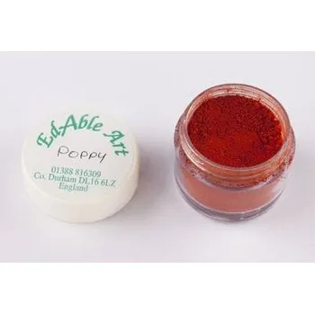 Potravinářské barvivo Prachová barva Poppy - Edable Art