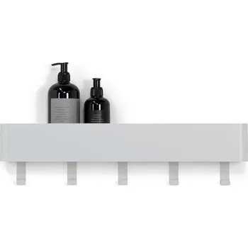 Koupelnový nábytek Bílá nástěnná ocelová koupelnová polička Multi – Spinder Design ID_1616746