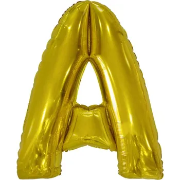 Amscan Fóliový balónek písmeno A 86 cm zlatý